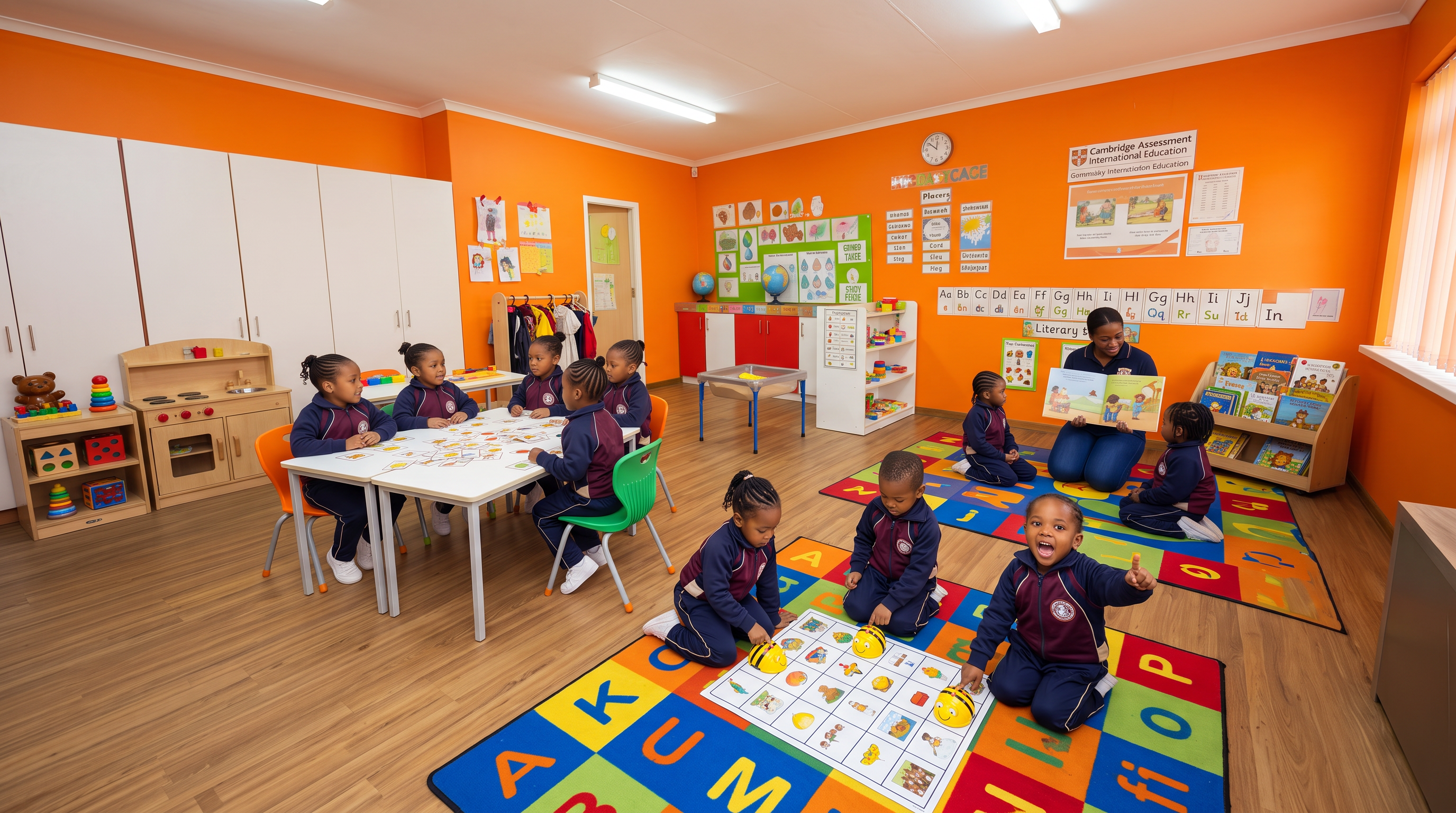 Early Years learners taking part in a classroom activity